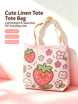 Talo Walk Terrible Mouse L-Lorna Large Canvas Tote Bag